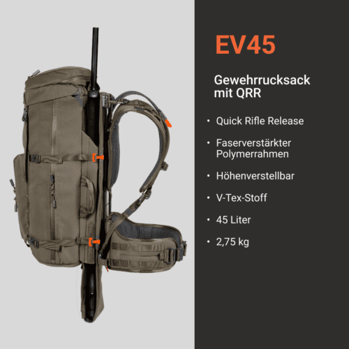 EV45 - Gewehrrucksack mit QRR