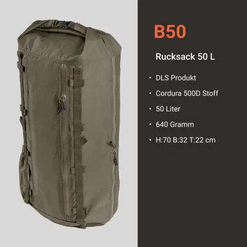 B50 - Rucksack 50 L