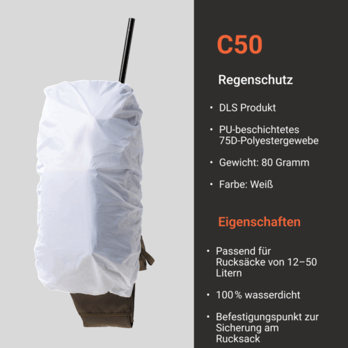 C50 _ Regenschutz Weiß